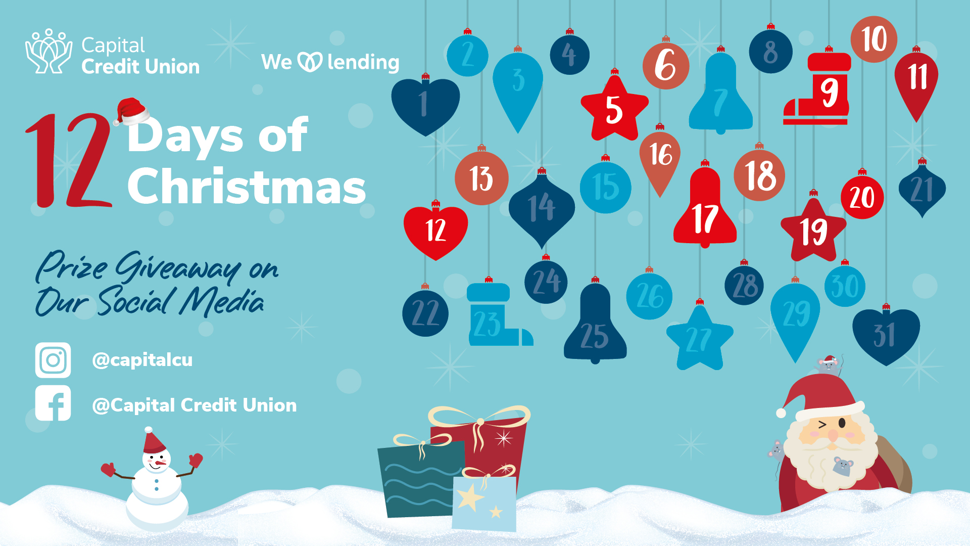 🎄 12 Days of Christmas Giveaway: Festive Cheer for Our Members! 🎁