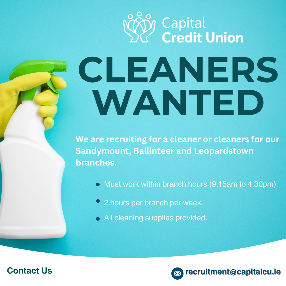 Cleaners Required