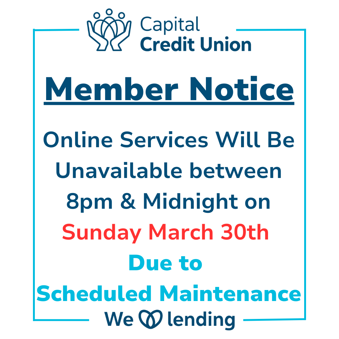 Temporary Online Services Interruption – Scheduled Maintenance
