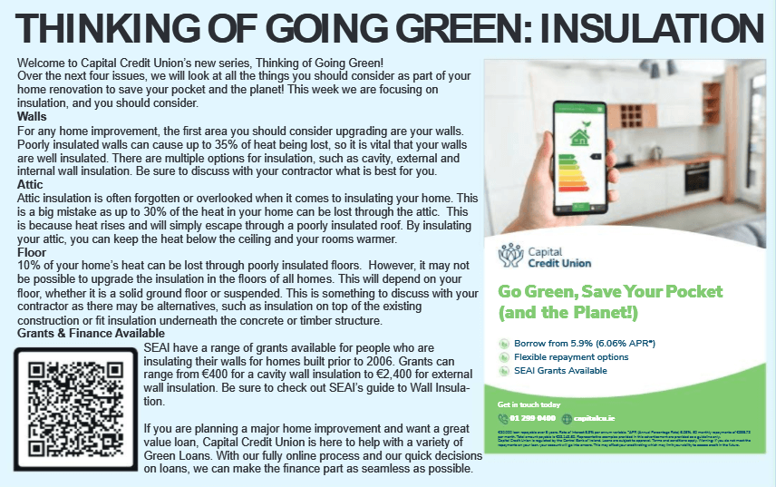 Thinking of Going Green? Think Insulation