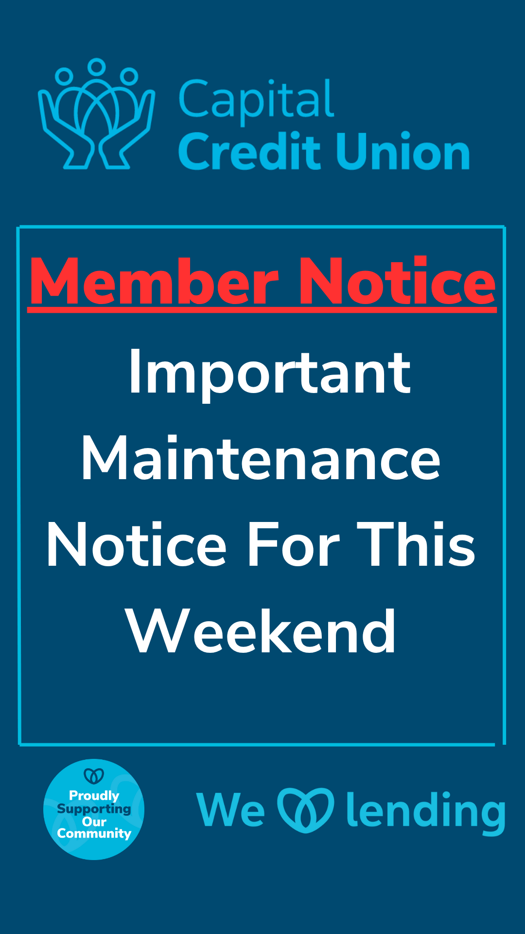 Maintenance Notice